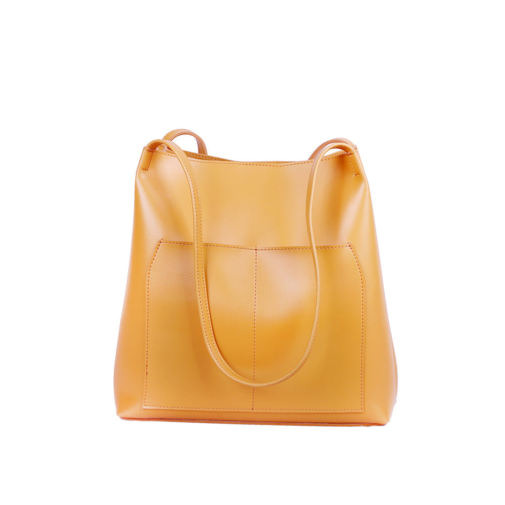 Platinum Mustard Shoulder Bag