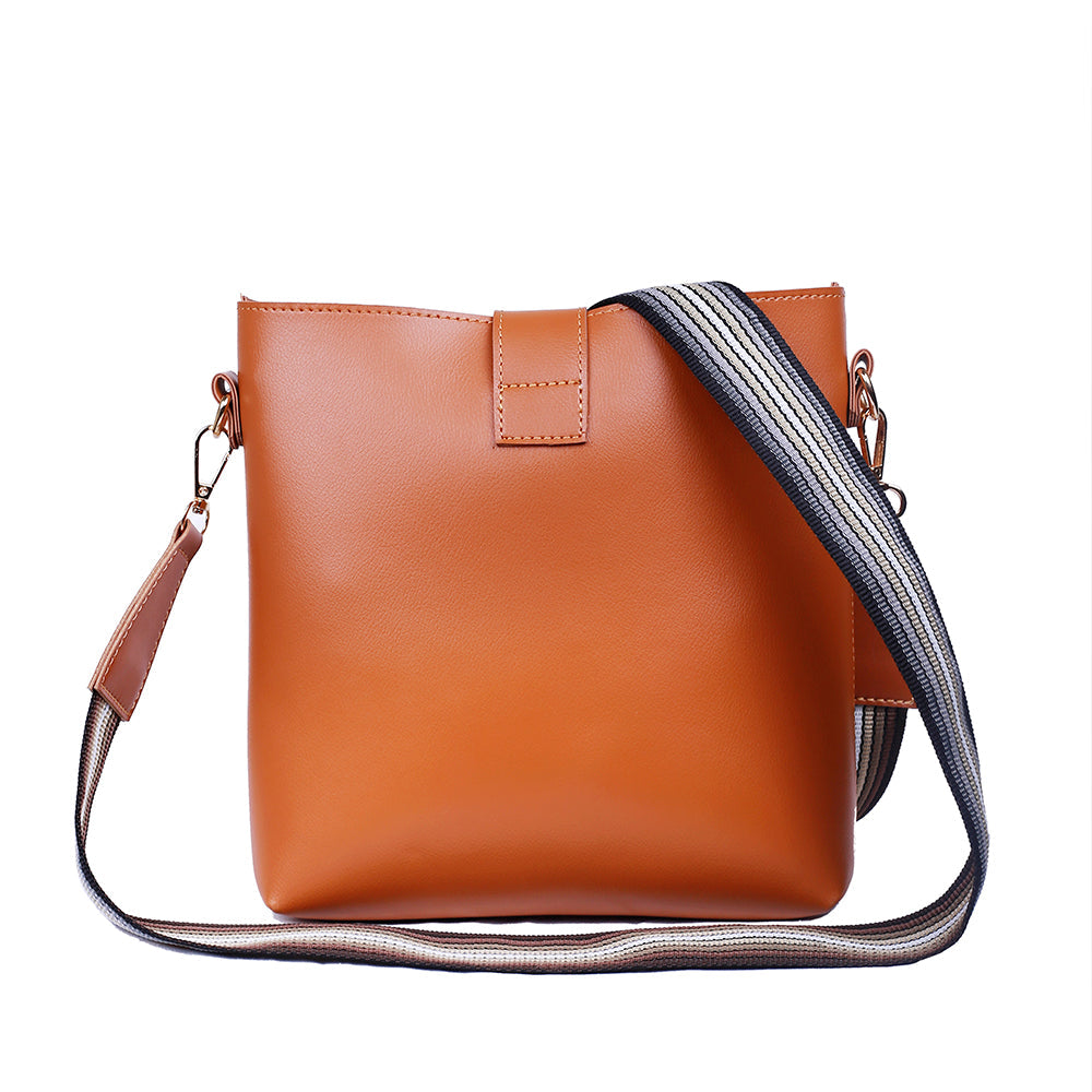 Classio Brown Crossbody Bag