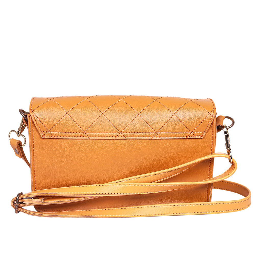 Quilt Mustard Crossbody