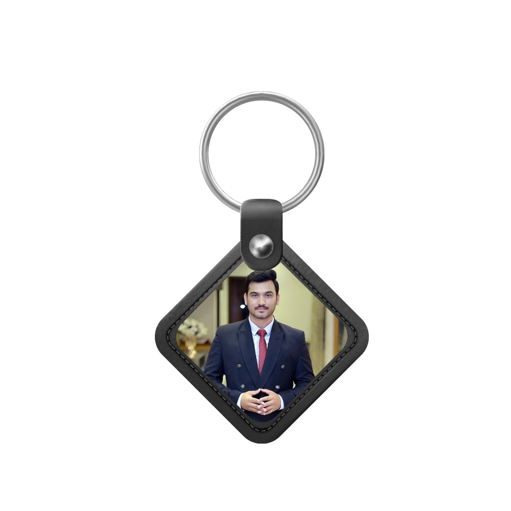 Rhombus Picture Keychain
