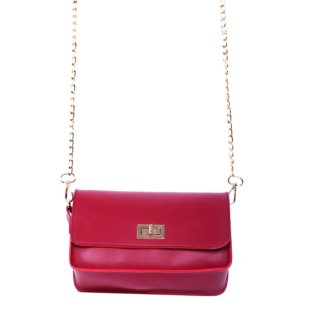 Belle Maroon Crossbody Bag