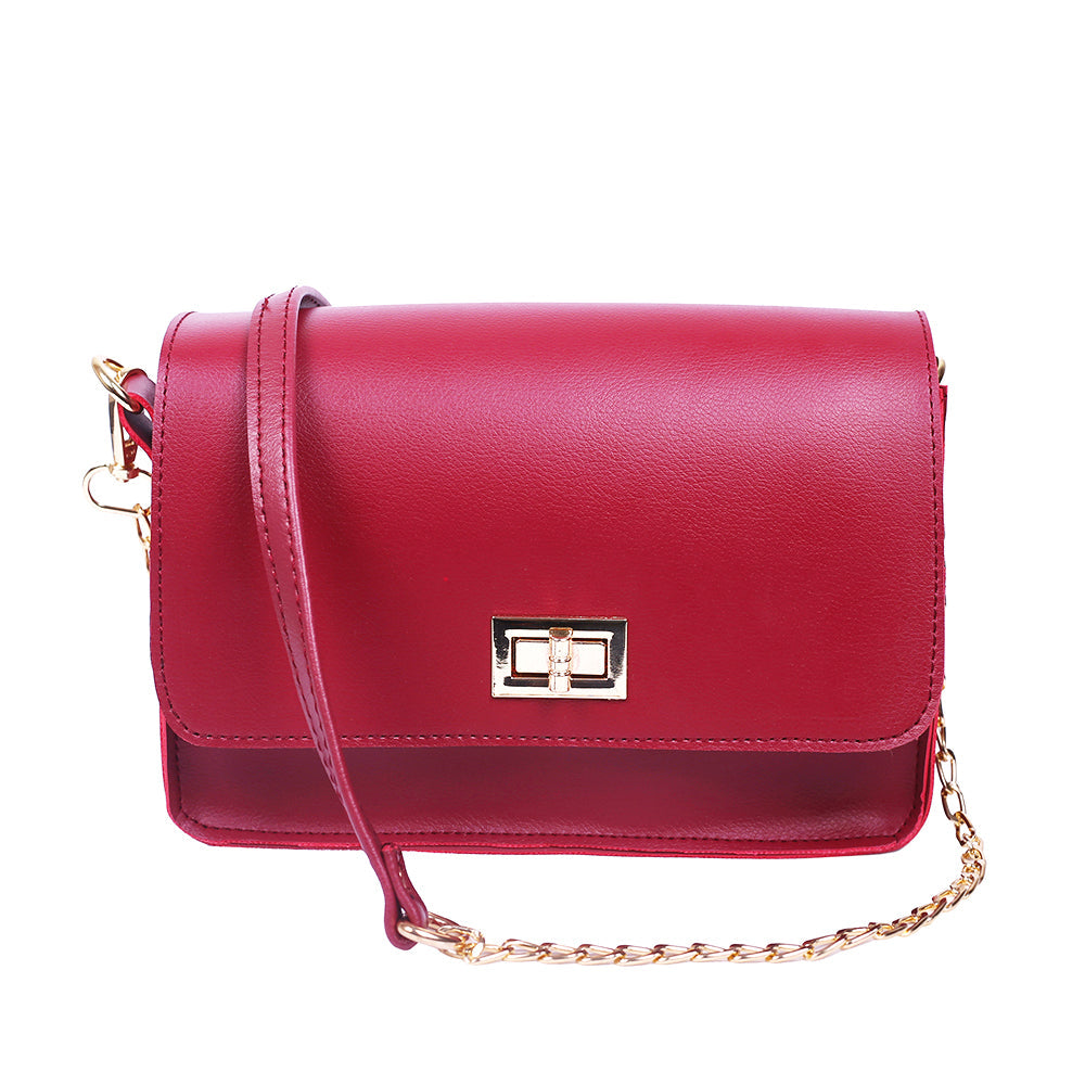 Belle Maroon Crossbody Bag