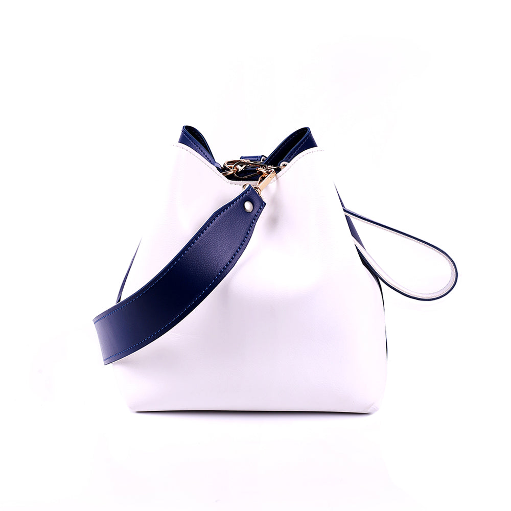 Potli Blue and White Bag