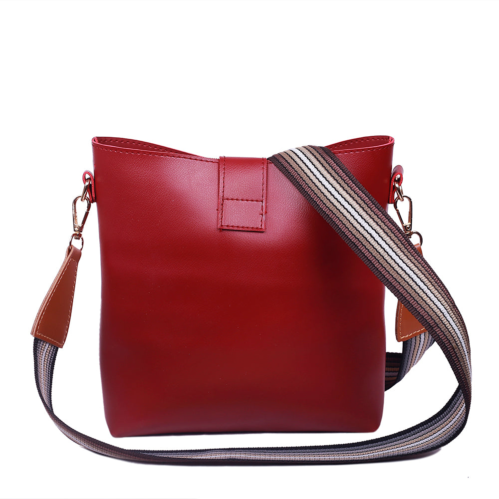 Classio Maroon Crossbody Bag