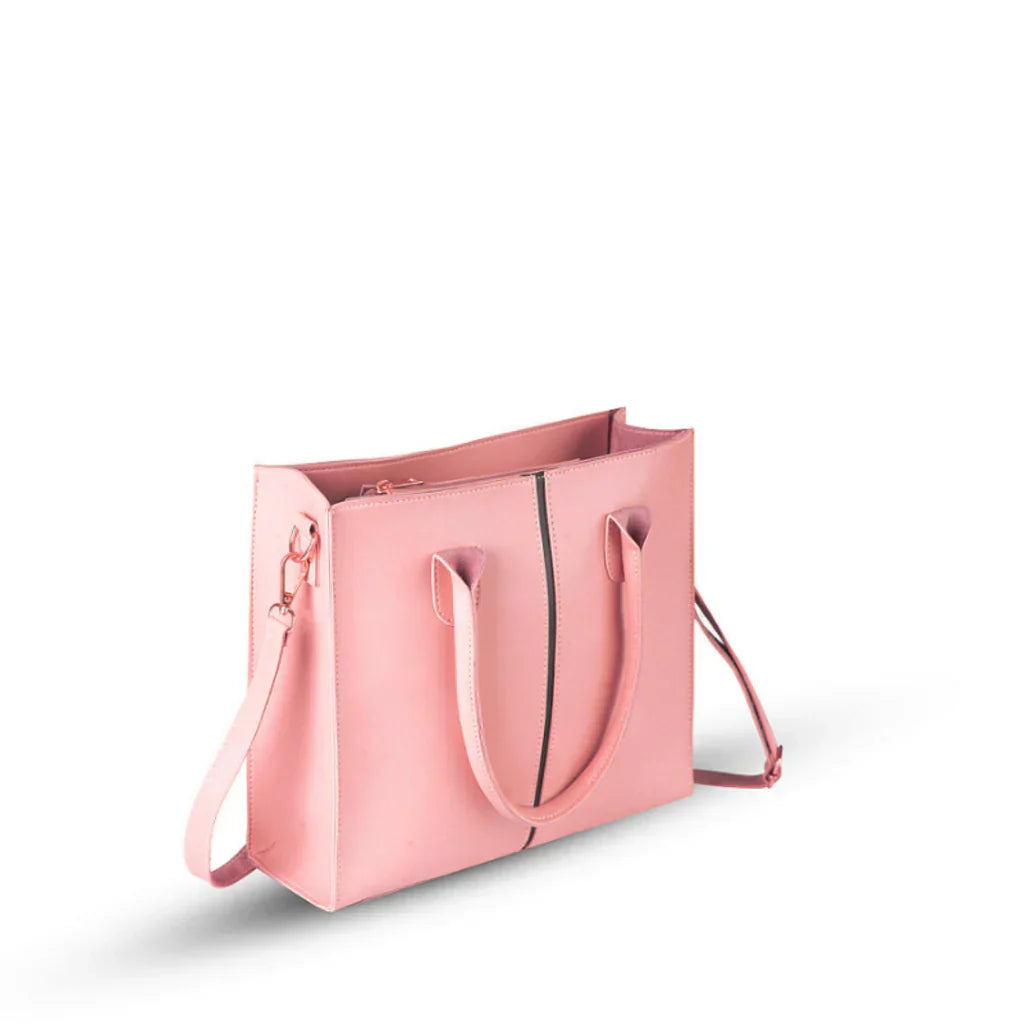 Minimalist Luxe Pink Tote Bag