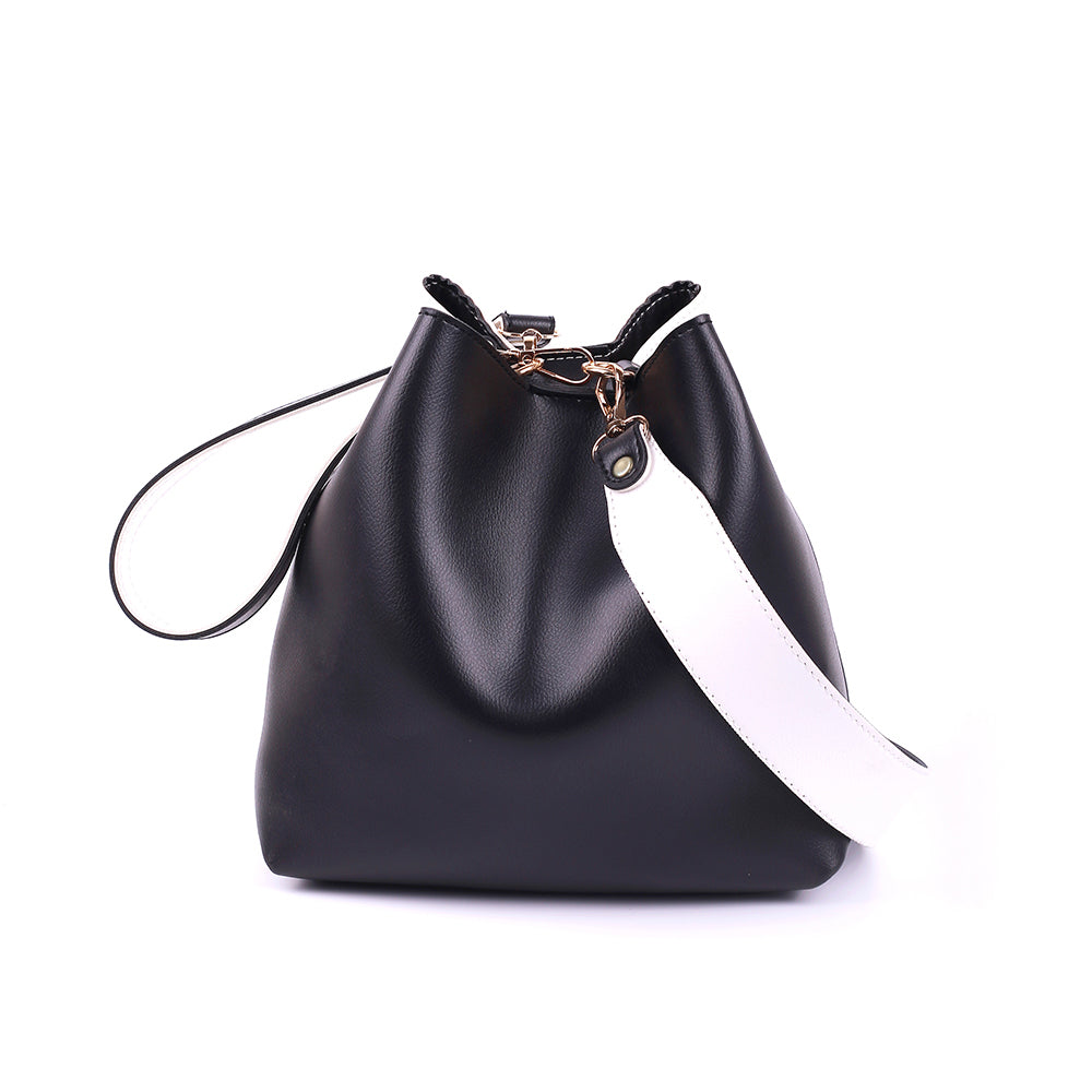 Potli Black and White Bag